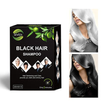 Load image into Gallery viewer, 5pcs/lot Instant Black Hair Shampoo