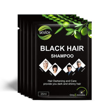 Load image into Gallery viewer, 5pcs/lot Instant Black Hair Shampoo