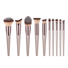 Load image into Gallery viewer, 2018 New Style 10PCS Wooden Foundation  Eyebrow Eyeshadow Makeup Set