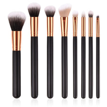 Load image into Gallery viewer, 8PCS Wooden Foundation  Eyebrow Eyeshadow Makeup Set