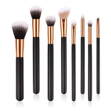 Load image into Gallery viewer, 8PCS Wooden Foundation  Eyebrow Eyeshadow Makeup Set